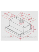 Витяжка кухонна Teka TL 6310 (40474250) нержавіюча сталь
