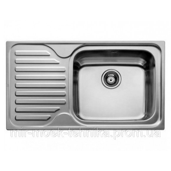 Прямокутна мийка врізна для кухні Teka CLASSIC MAX 1B 1D LHD (11119201) нержавіюча сталь з однією чашею і крилом зліва.