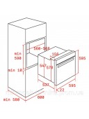 Електрична духова шафа Teka UrbanColor HLB 8400 P (111000008) чорний